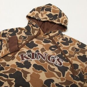 King's Camo Men's XL Pullover Hoodie Duck Hunter Camouflage Sweatshirt Hooded